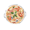 Paella Spanish cuisine Seafood