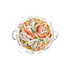 Paella Spanish cuisine Seafood