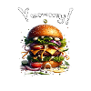 Yummy Burger Art