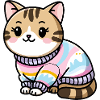 Pull douillet chat