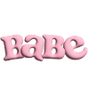 Bubble Print Not Your Babe