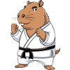 Karate Hamster in Gi