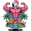 Muscle Flamingo