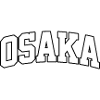 Osaka-Logo: College-Design im japanischen Stil
