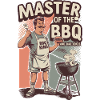 Retro BBQ Master Funny Grill King
