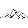 Gebirge Lineart