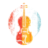 Violin Comic Style