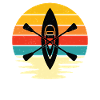 Retro Sunset Kayaking