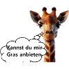 Giraffen-Humor: Gras & Joint