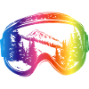 Ski Goggles Piste Mountains Multicoloured