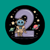 J’ai 2 ans d’astronaute