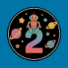 J’ai 2 ans d’astronaute