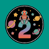 J’ai 2 ans d’astronaute