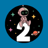 J’ai 2 ans d’astronaute