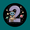 J’ai 2 ans d’astronaute