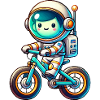 Astronaut Bike Biker