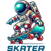 Astronaut Skateboard