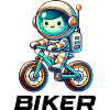 Astronaut Bike Biker