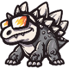 Dinosaur stegosaurus Cool Comic