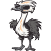 Ostrich Cool Comic