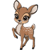 Cute fawn