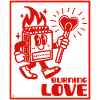 Burning Love - Romantic Retro Design