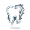 tooth white line