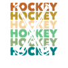 Field Hockey Player Retro Style