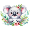 Illustration à l’aquarelle Koala