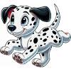 Chiot dalmatien