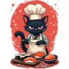 Sushi Chef Katze