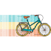 Bike Stripes on Bold Horizon