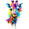Painted Giraffe
