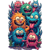 Happy Monster Family