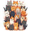 Happy Cats Family