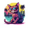 Cat for Cat Owners, Colorful Cat