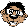 Pies Nerd Hornglasses Geek Szelki Inteligentne Zabawne