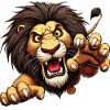 Leo attacks