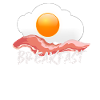 Egg with bacon - breakfast