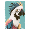 Majestic cockatoo