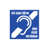Gehörlos Logo Hörgeschädigt Taub Schwerhörig
