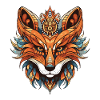 Fox Portrait Head