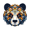Panda Portrait Head