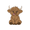 It's Fine I'm Fine Everything Is Fine Highland Cow
