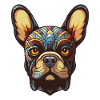 French Bulldog Dog Head