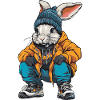 Hase Lustig Winter