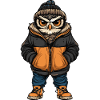 Owl Funny Winter