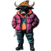 Stier Lustig Winter