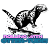 Rolling with otter-tude Skateboard Otter