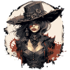 Emo Cowboy Steampunk Fille